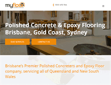 Tablet Screenshot of myfloor.net.au